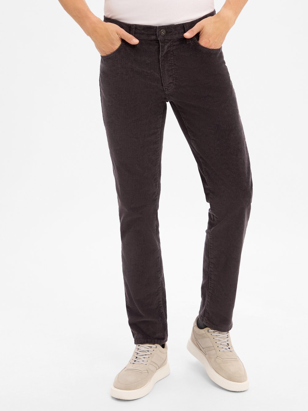 Thumbnail - BRAX Cordhose Herren Baumwolle braun, 32-30