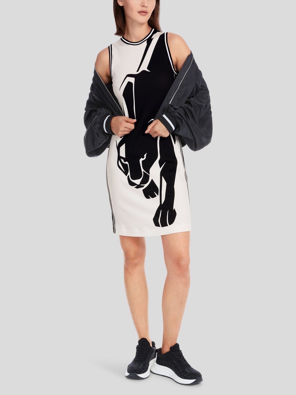Thumbnail - Marc Cain Kleid Damen Baumwolle mehrfarbig bedruckt, 36