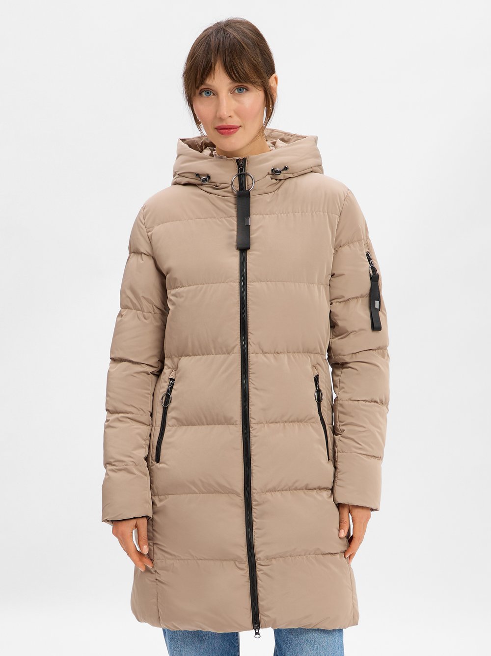 Marie Lund Steppmantel Damen beige, 42