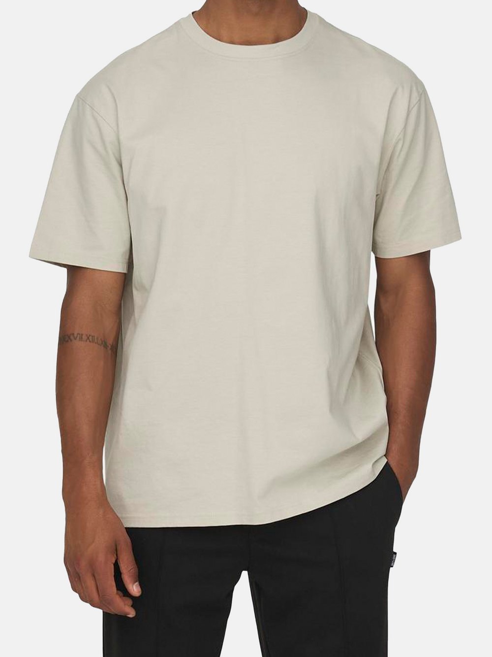 Only&Sons T-Shirt Herren Baumwolle beige, S