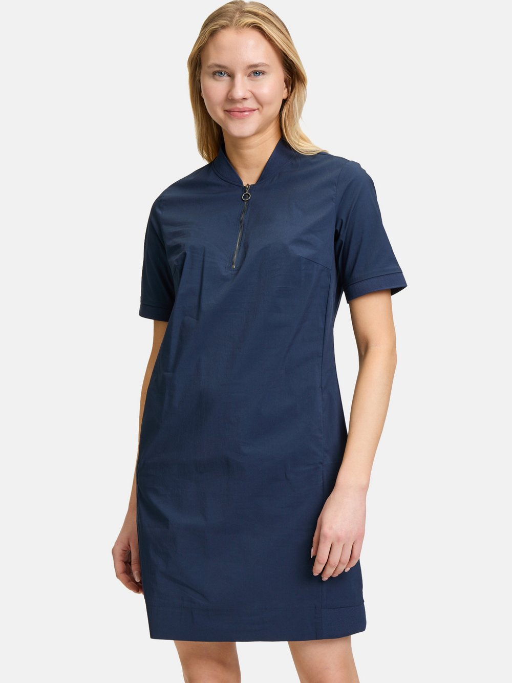 Betty & Co Casual-Kleid Damen Baumwolle blau, 36