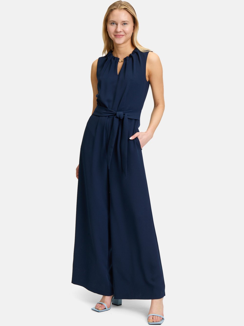 Betty & Co Jumpsuit Damen blau, 36
