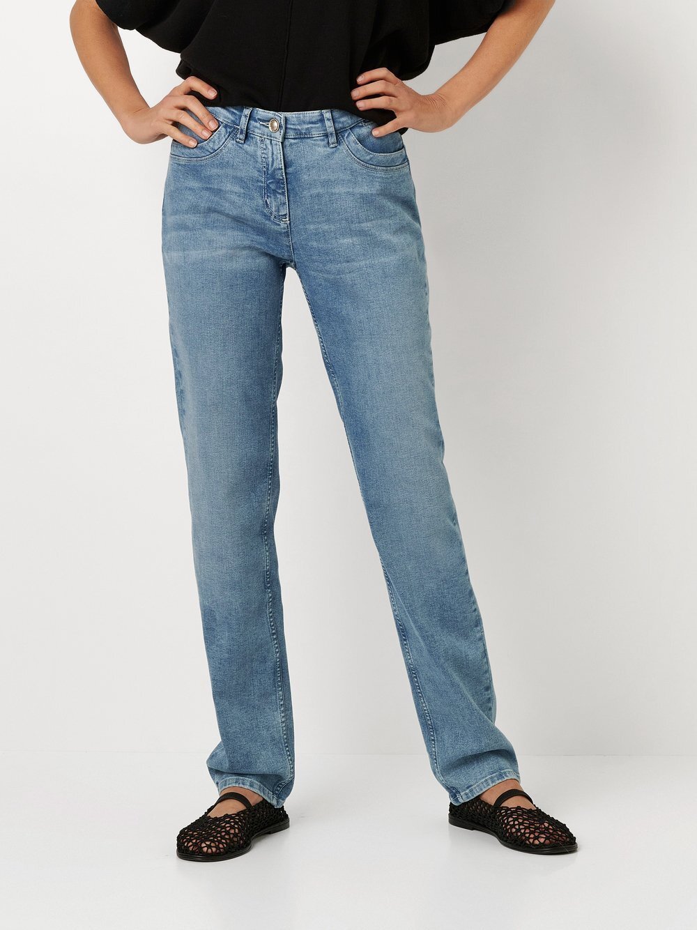 TONI Jeans Damen Baumwolle blau, 18