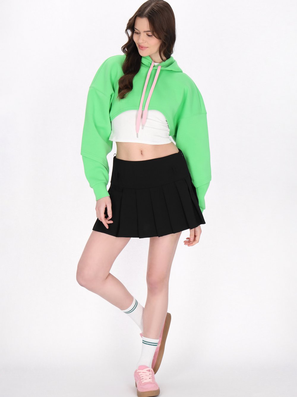 Thumbnail - MyMo Sweatshirt Damen grün, S