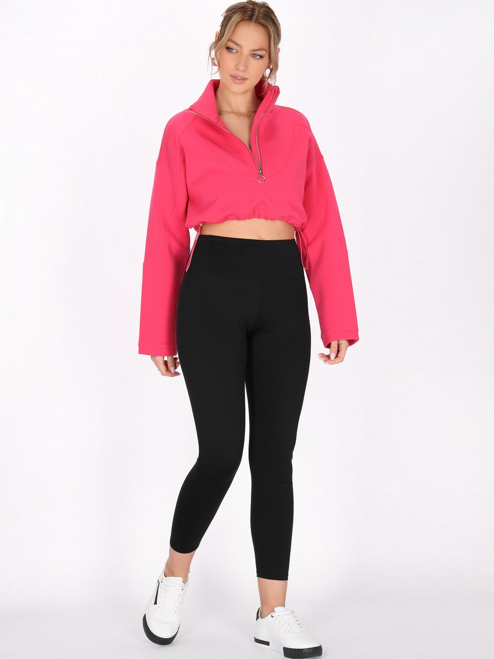 Faina Sweatshirt Damen rosa, XS