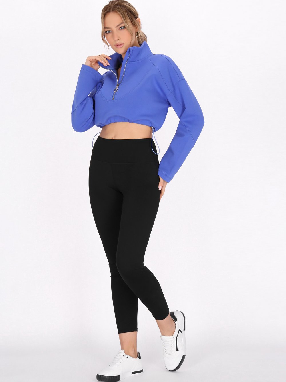 Faina Sweatshirt Damen blau, XL