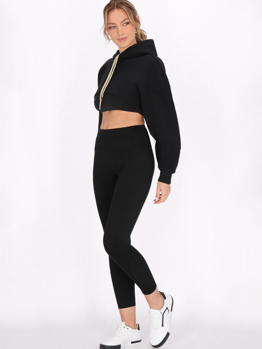 Faina Sweatshirt Damen schwarz, S