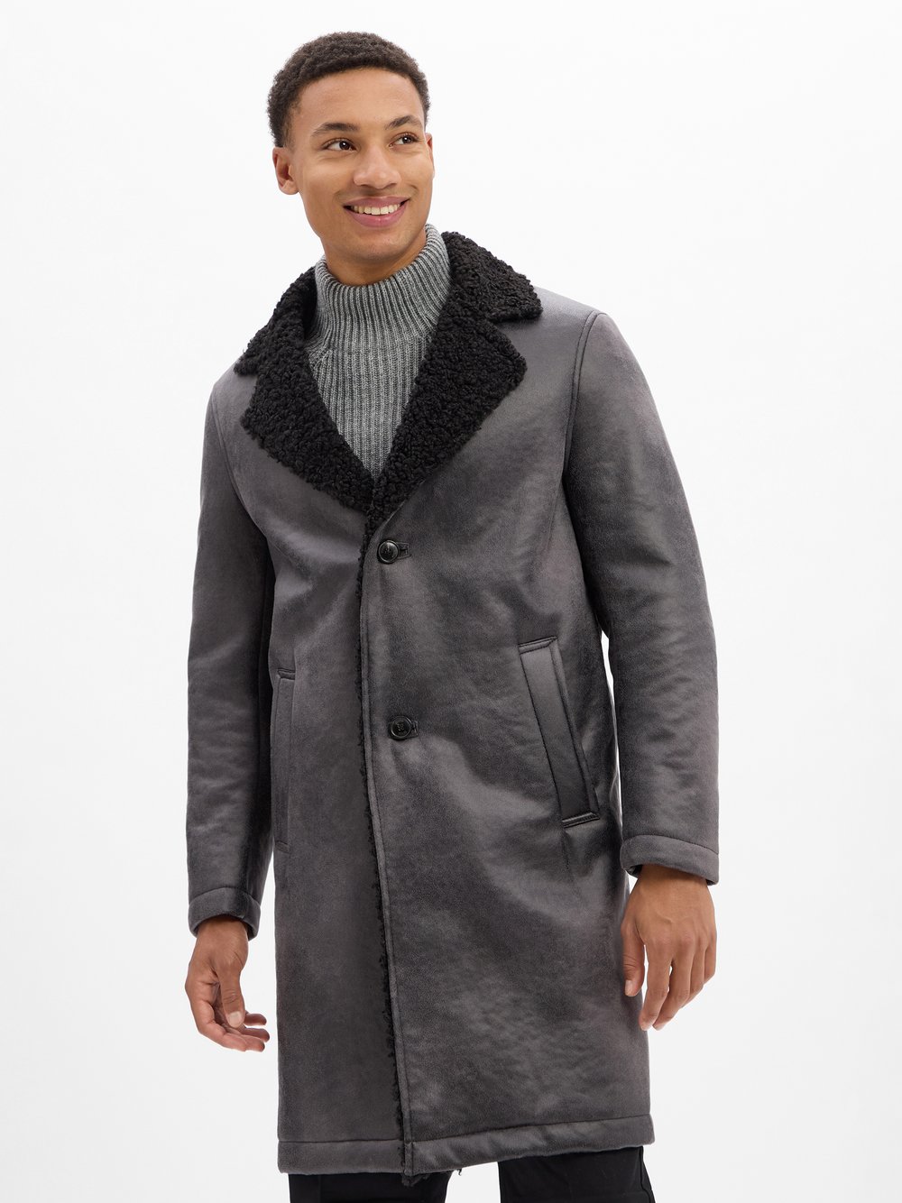 Drykorn Wintermantel Herren schwarz, 48