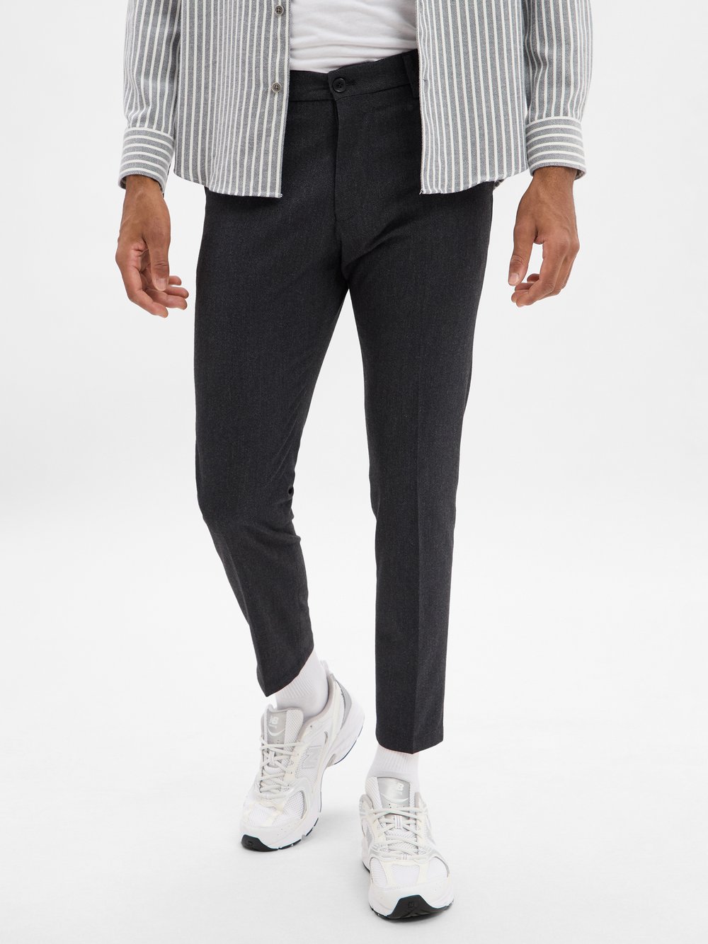 Drykorn Stoffhose Herren grau meliert, 30-32