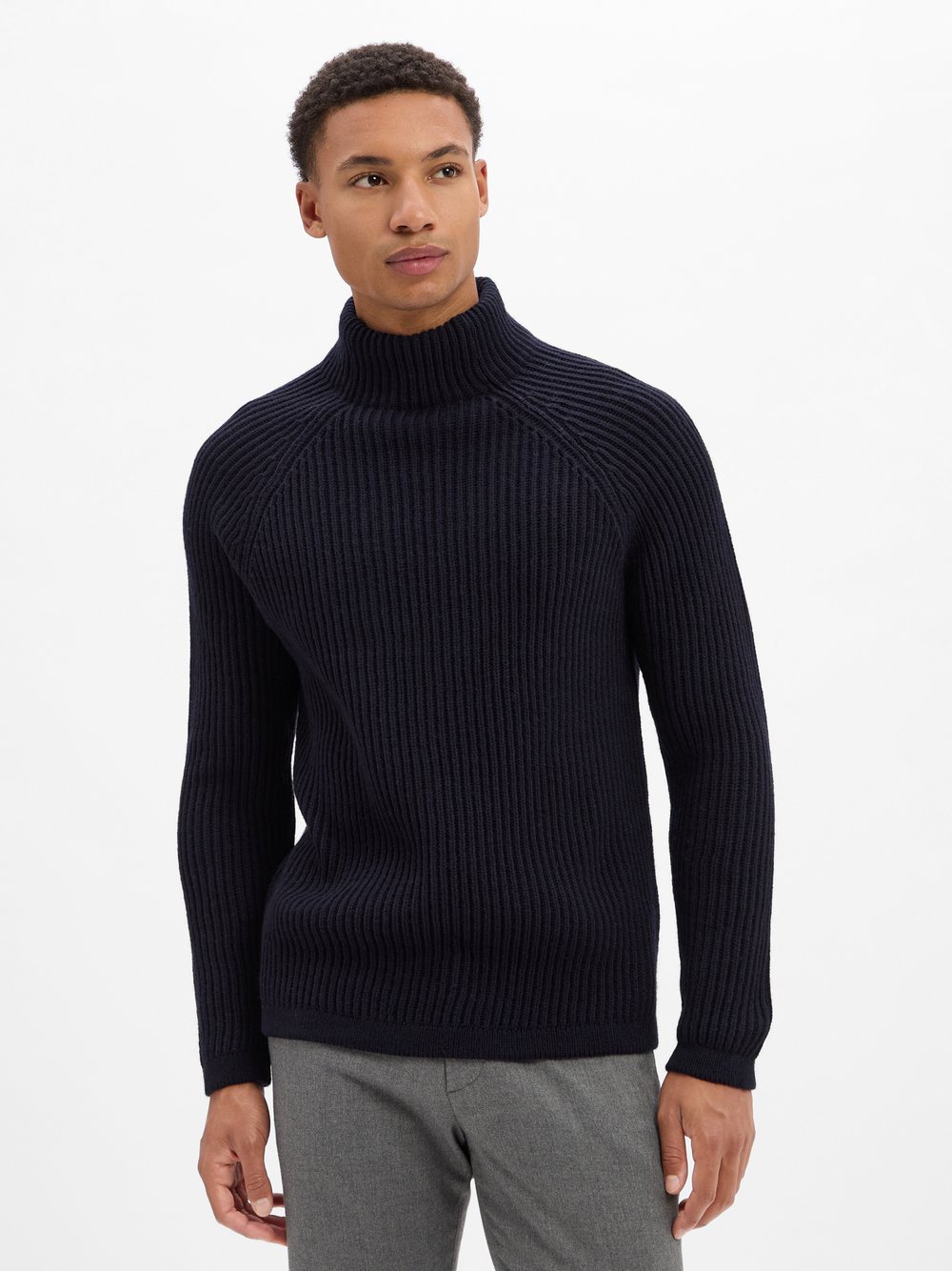 Drykorn Strickpullover mit Alpaka-Anteil Herren blau, S