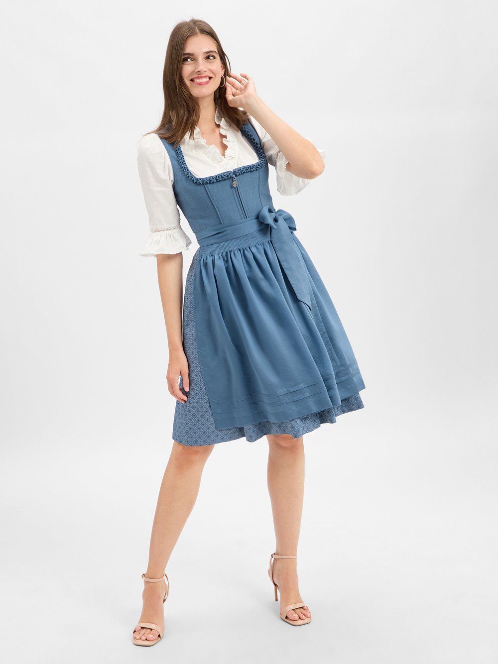 Krüger Dirndl Dirndl Damen blau, 44