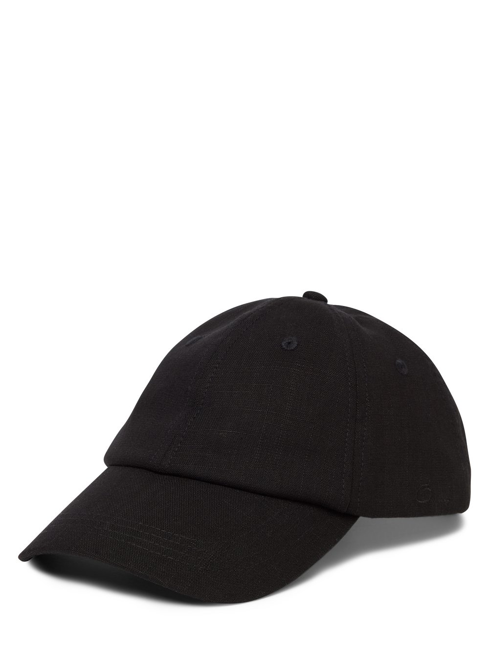 Opus Cap mit Leinen-Anteil Damen Viskose schwarz, ONE SIZE