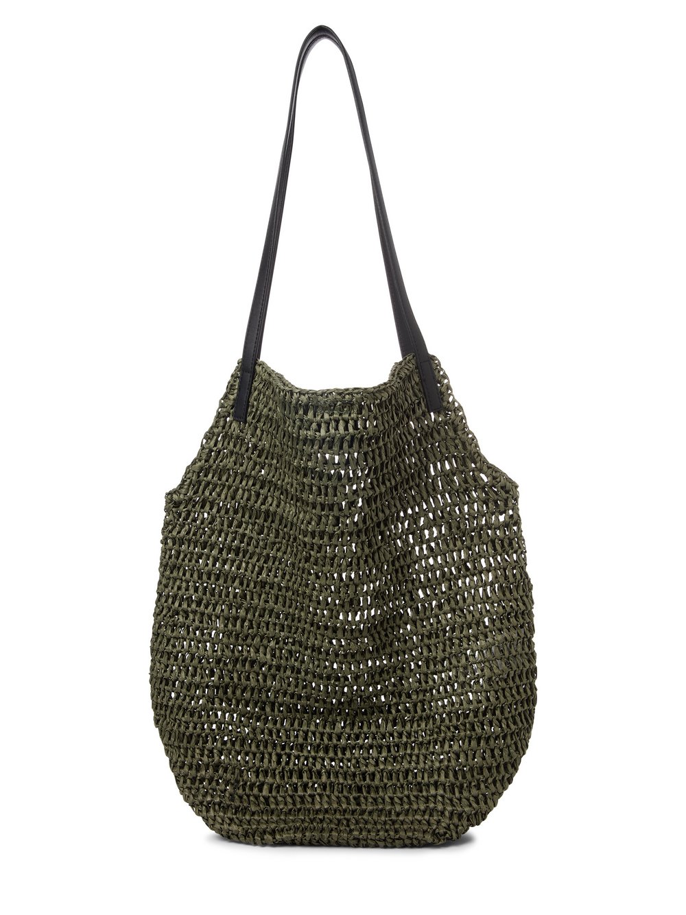 Opus Beuteltasche Damen Papier grün, ONE SIZE