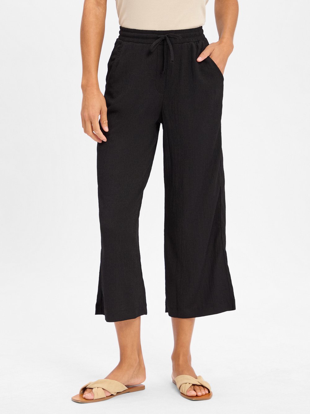 Opus Stoffhose Damen schwarz, 36