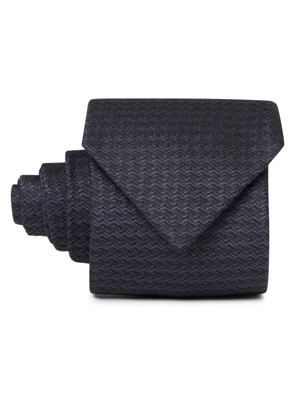 Finshley & Harding Seidenkrawatte Herren blau gemustert, ONE SIZE