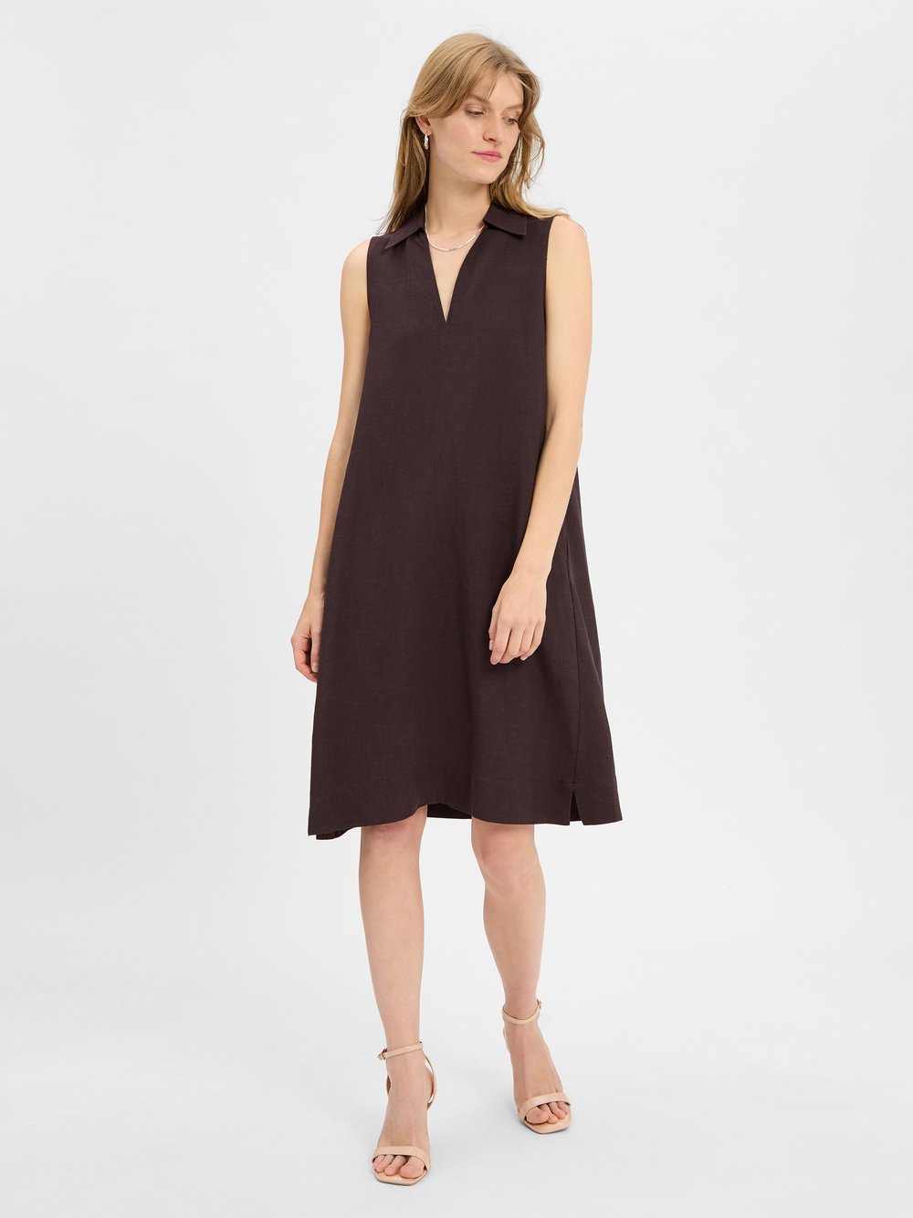 Opus Freizeitkleid Damen Viskose braun, 34