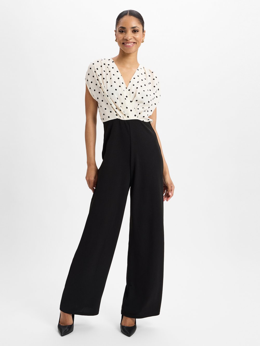 zero Jumpsuit Damen mehrfarbig gepunktet, 42