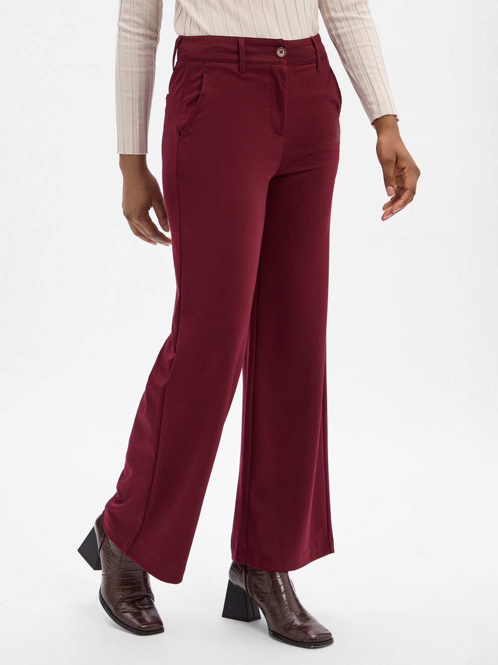 soyaconcept® Baukasten-Stoffhose Damen rot, L
