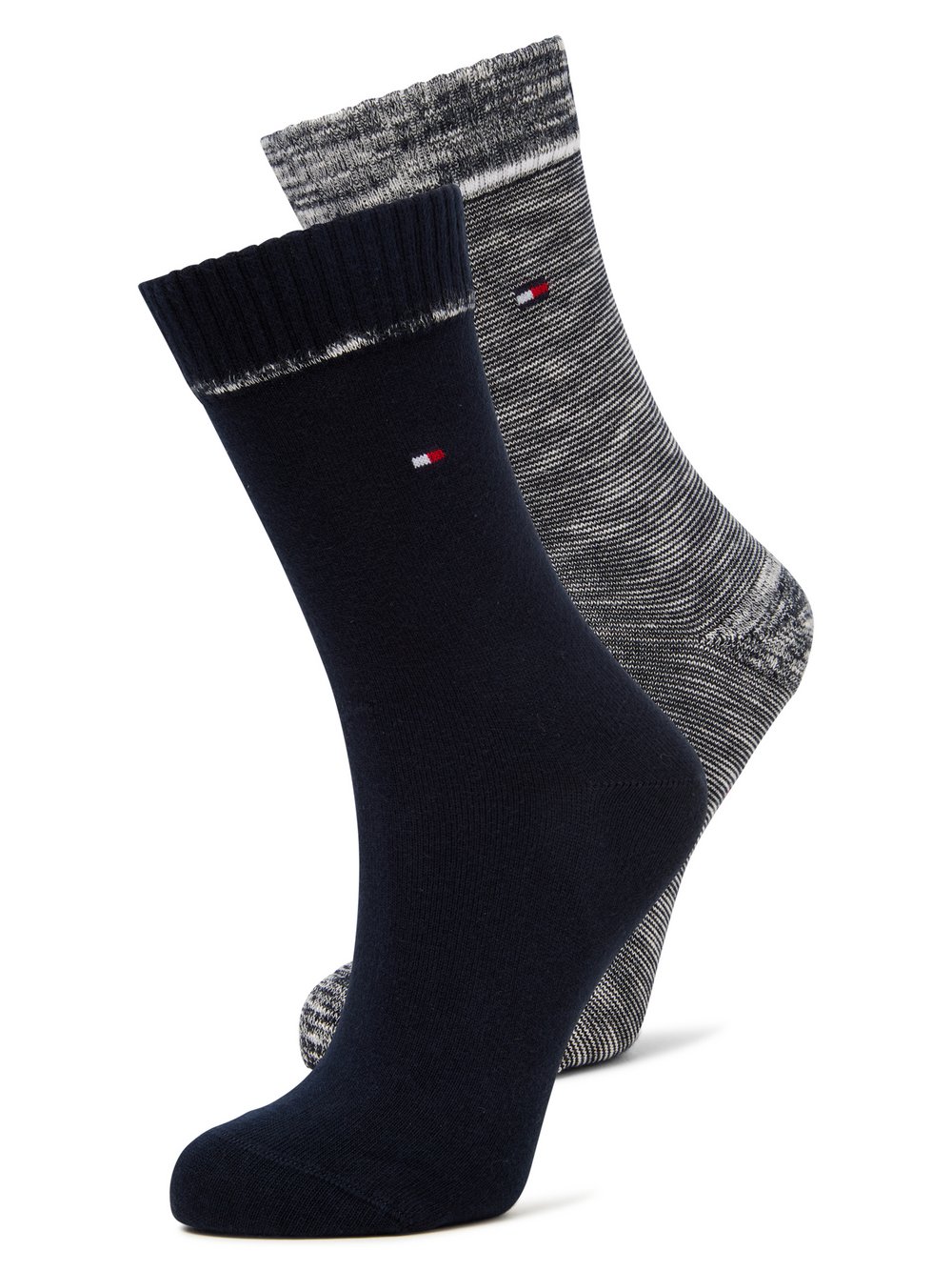 Tommy Hilfiger Socke im 2er-Pack Damen Feinstrick mehrfarbig, 39-42