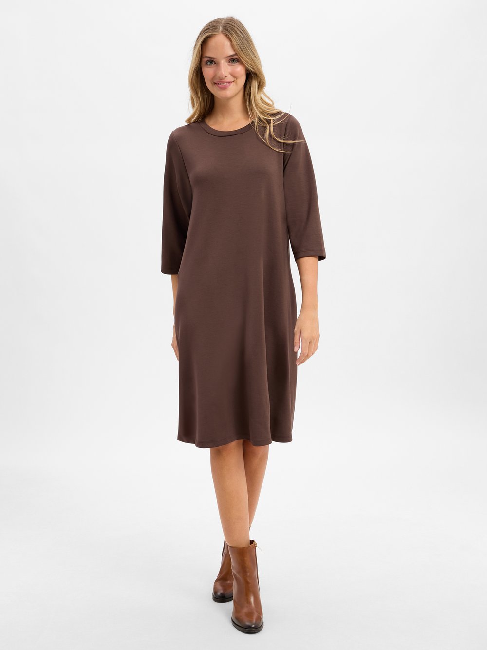 soyaconcept® Kleid Damen Modal braun, XXL