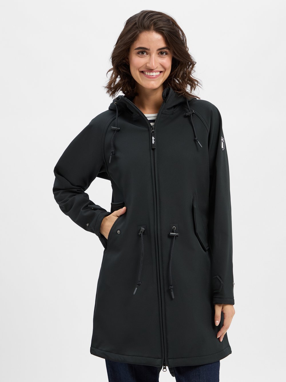 Thumbnail - Derbe Funktionsjacke Damen schwarz, 38