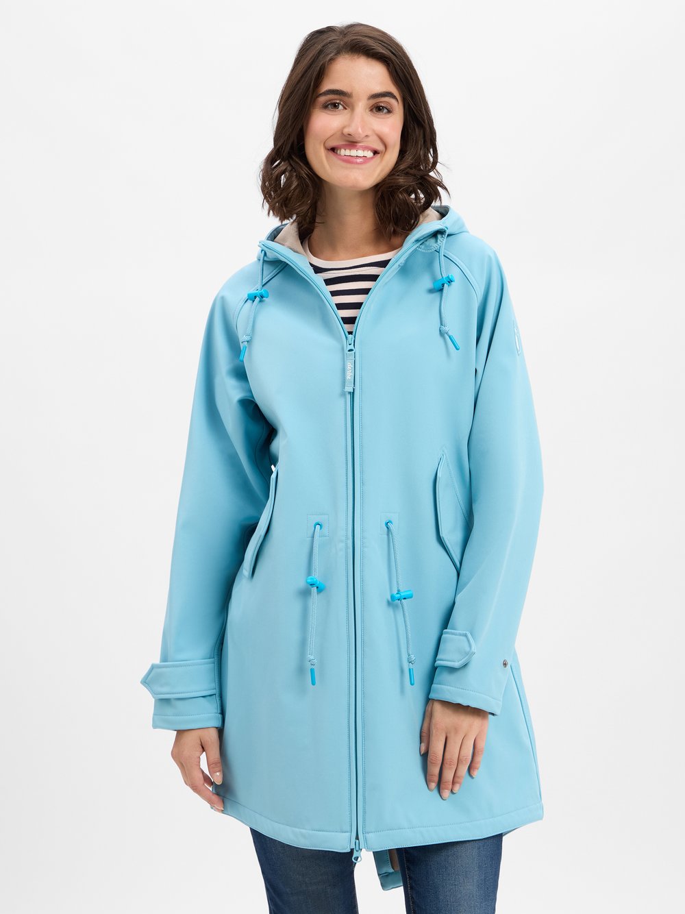 Derbe Funktionsjacke Damen blau, 36