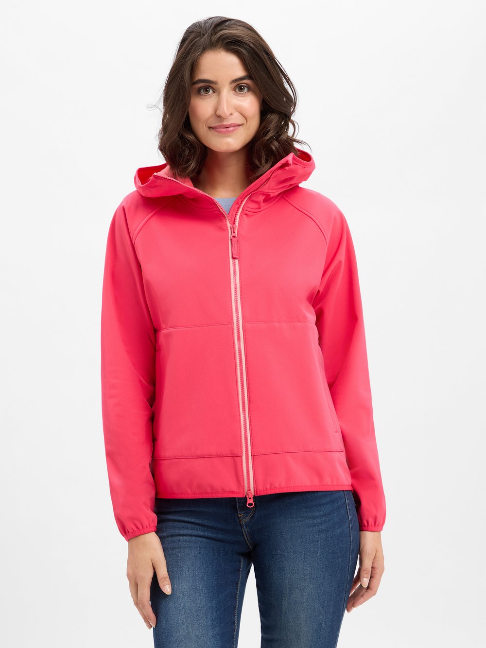 Thumbnail - Derbe Softshelljacke Damen pink, 46