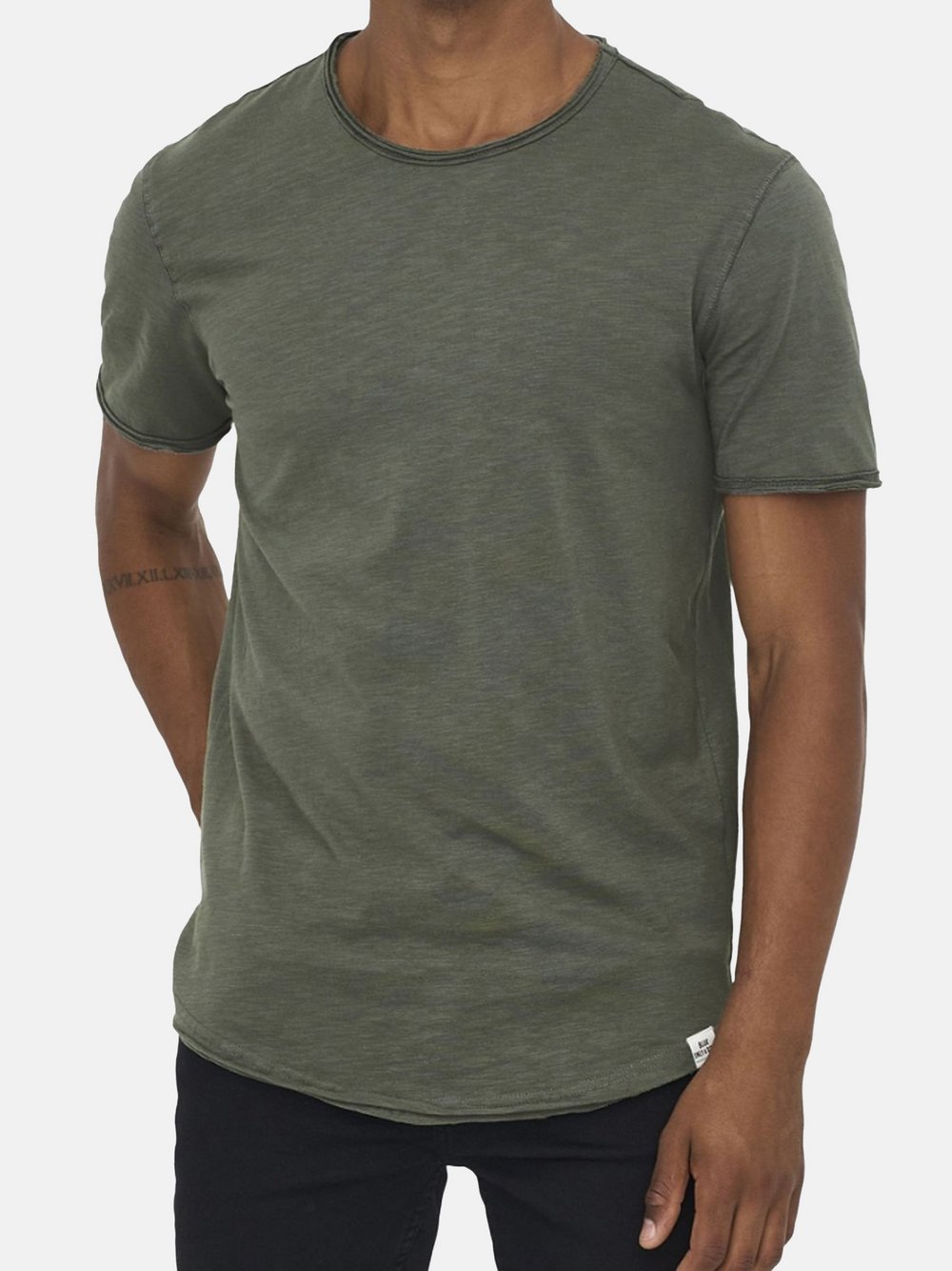 Only&Sons T-Shirt Herren Baumwolle grau, XL