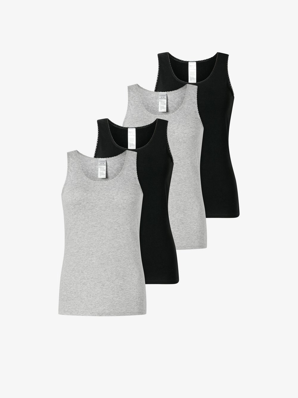 Thumbnail - Schiesser Unterhemd Damen Baumwolle mehrfarbig, 36