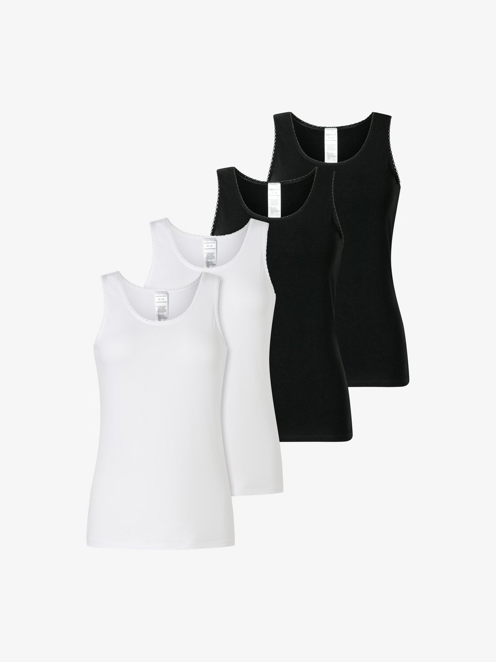 Thumbnail - Schiesser Unterhemd  Damen Baumwolle mehrfarbig, 36