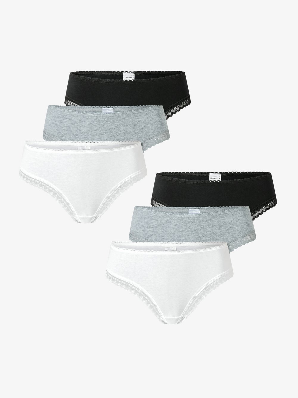 Thumbnail - Schiesser Tanga Damen Baumwolle mehrfarbig, 42
