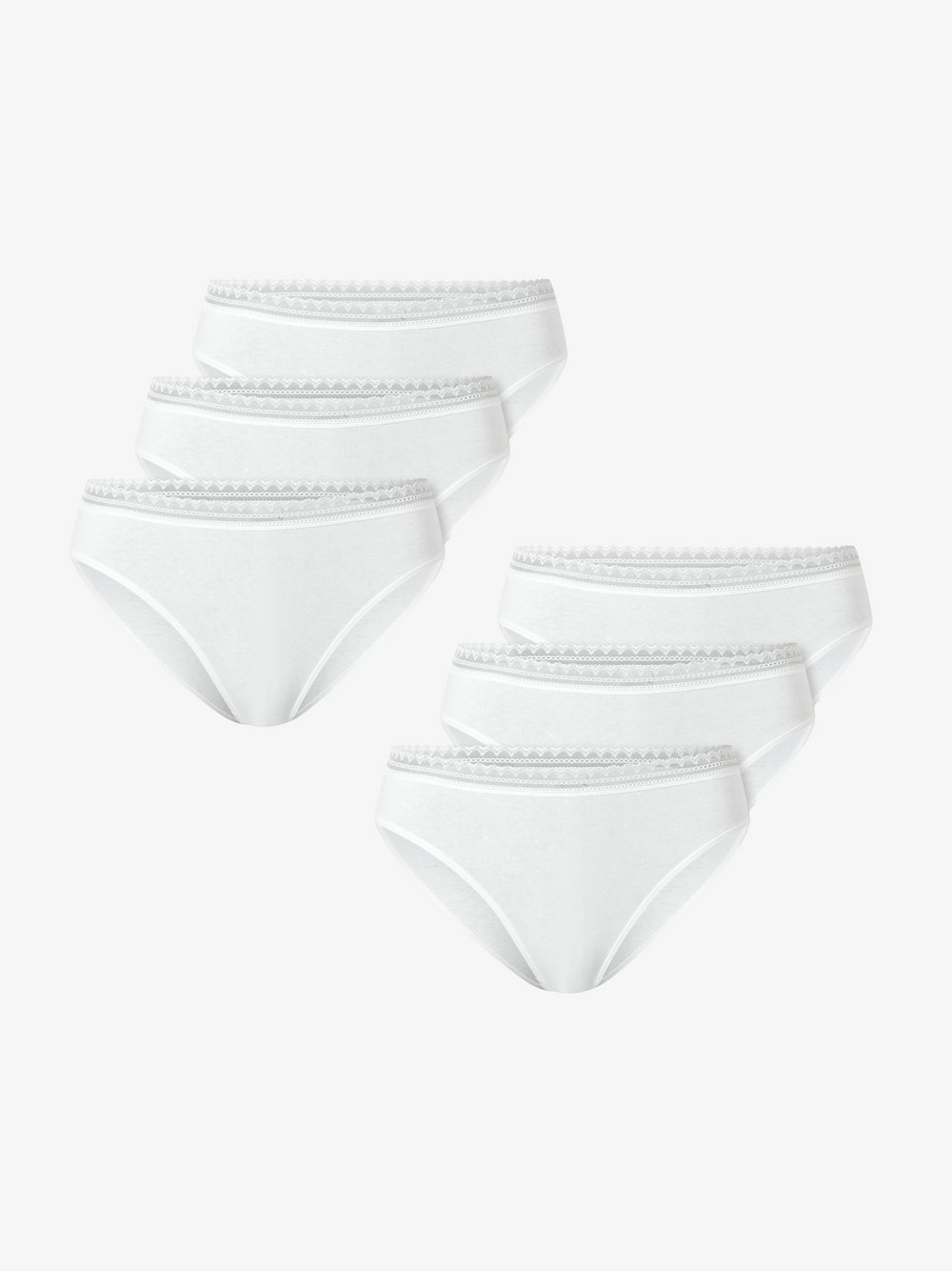 Thumbnail - Schiesser Rioslip  Damen Baumwolle weiß, 38