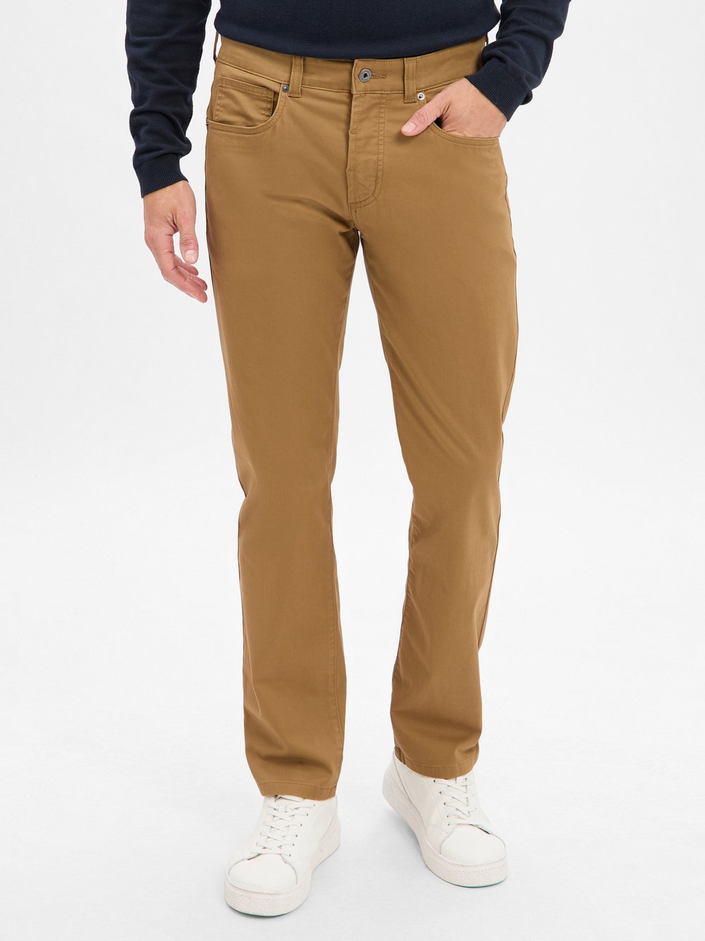 Andrew James 5-Pocket-Hose Herren Baumwolle braun, 32-32