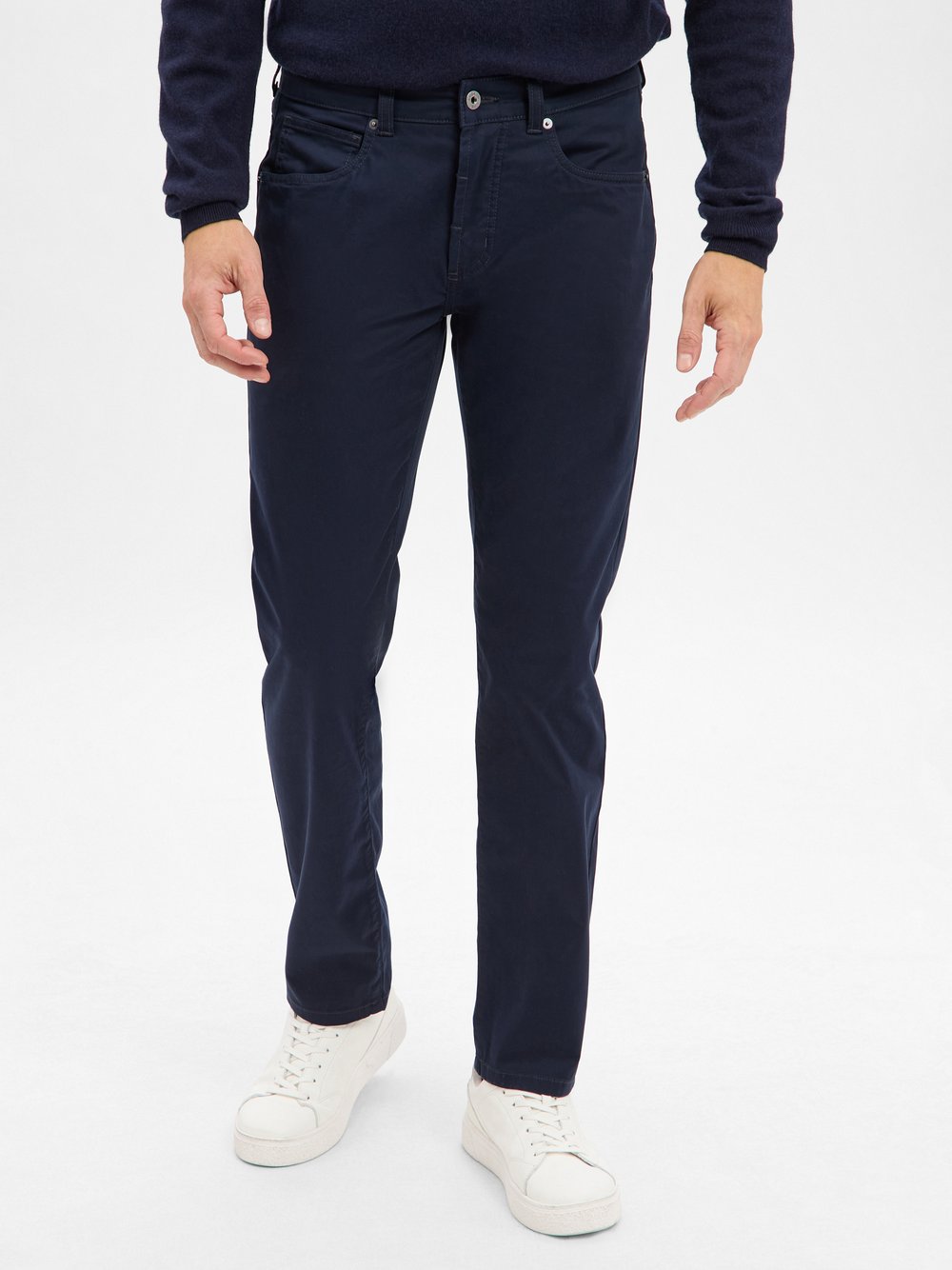 Andrew James 5-Pocket-Hose Herren Baumwolle blau, 36-32