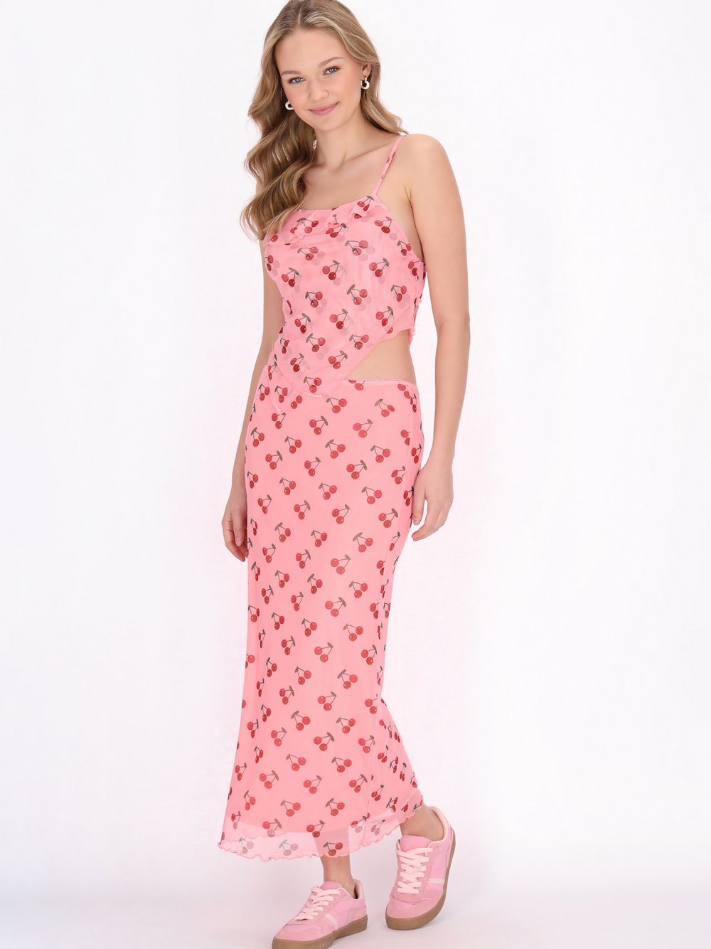 Thumbnail - MyMo Top Damen rosa gemustert, L