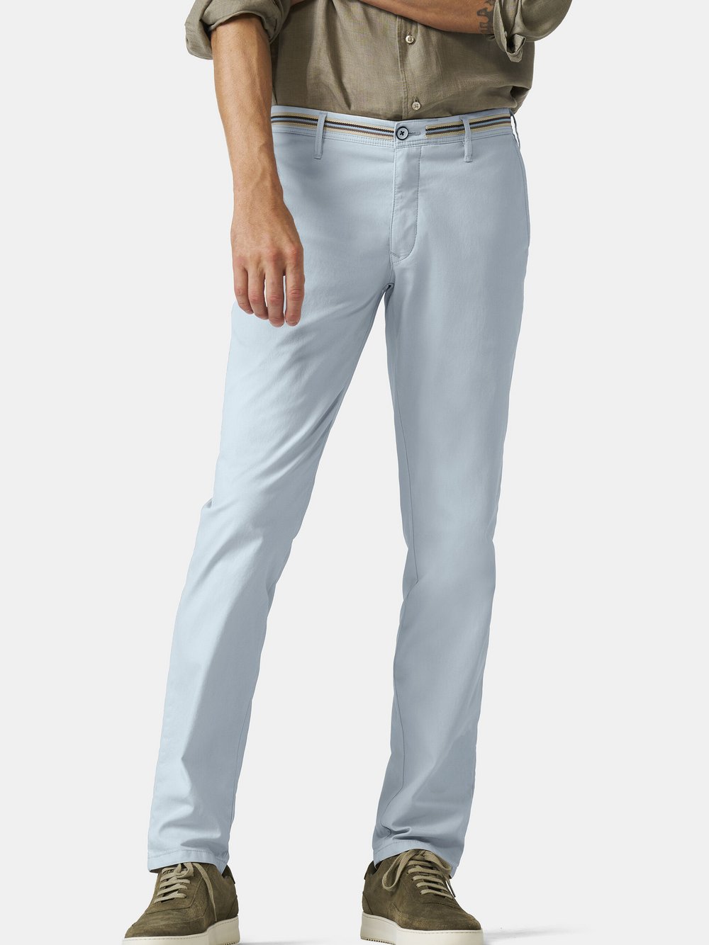 MMX Chino Herren Baumwolle blau, 33-32