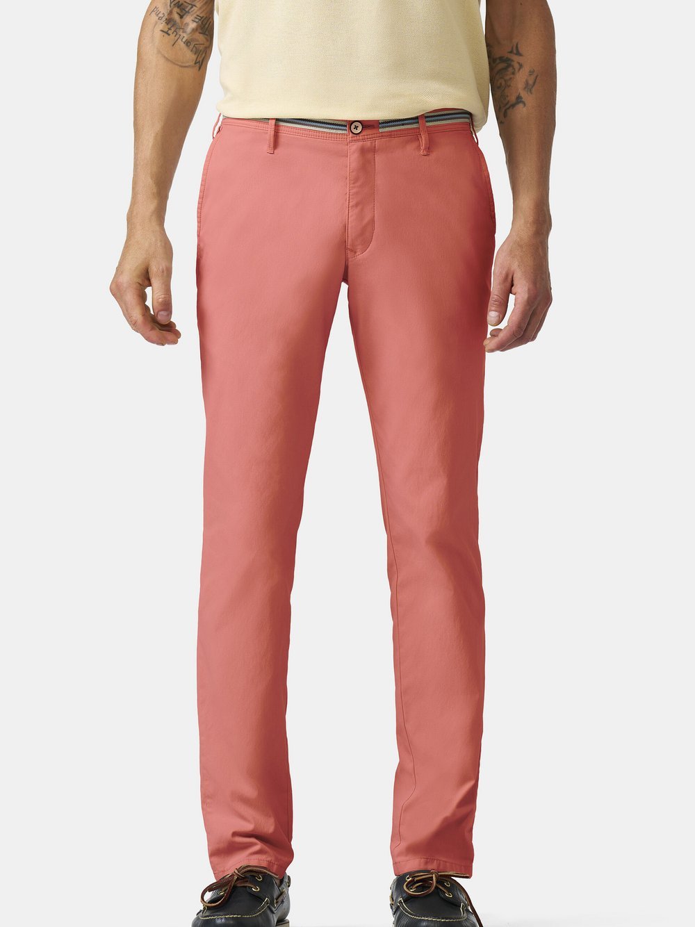 MMX Chino Herren Baumwolle rosa, 38-32