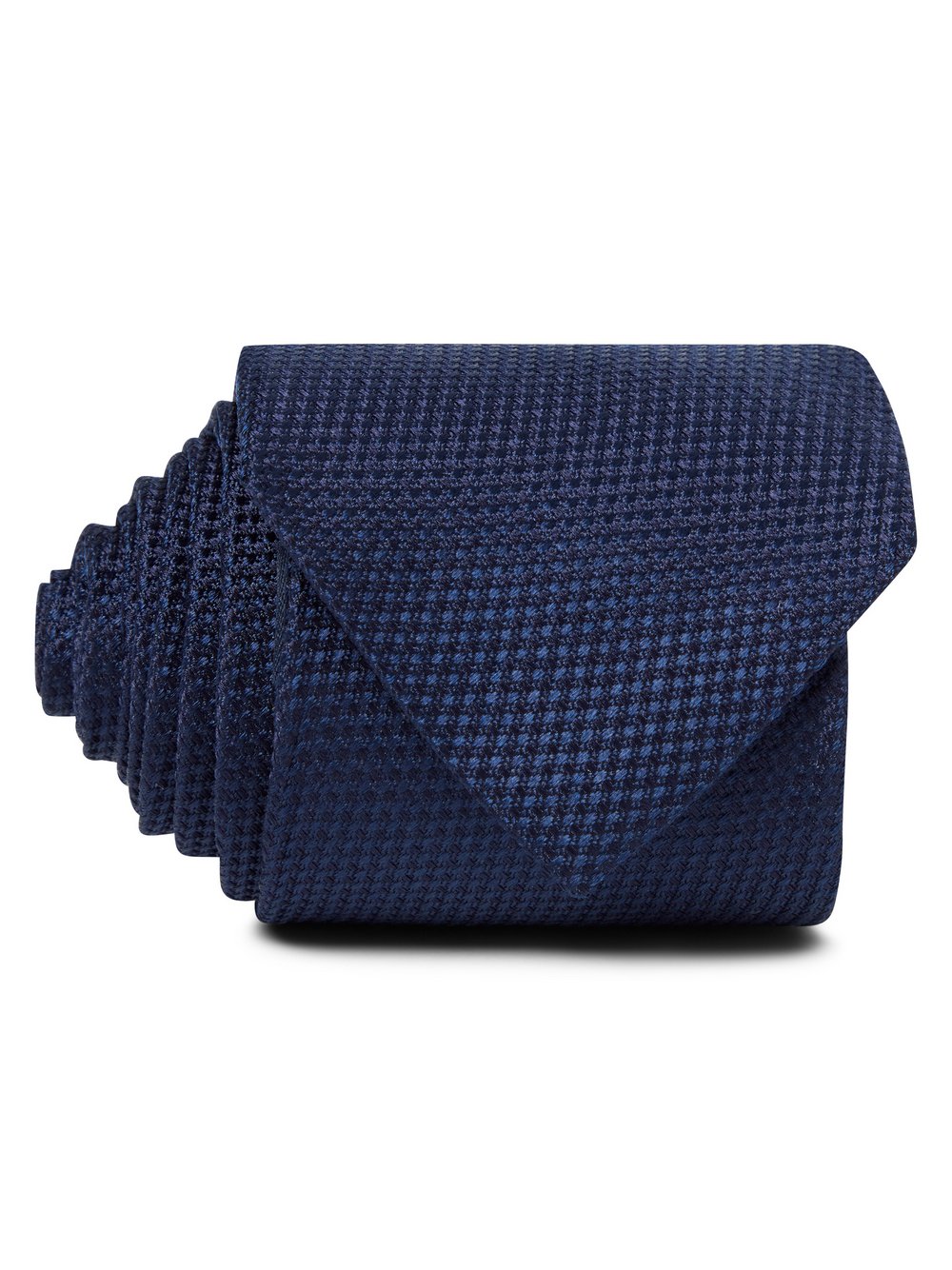 Andrew James Seidenkrawatte Herren blau strukturiert, ONE SIZE