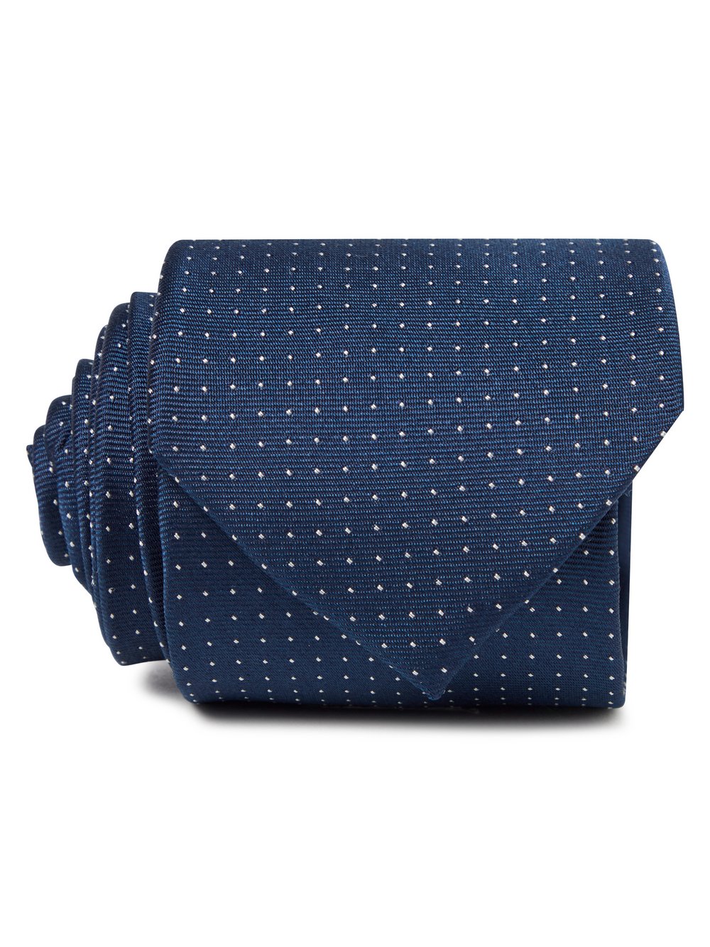 Andrew James Seidenkrawatte Herren blau gepunktet, ONE SIZE