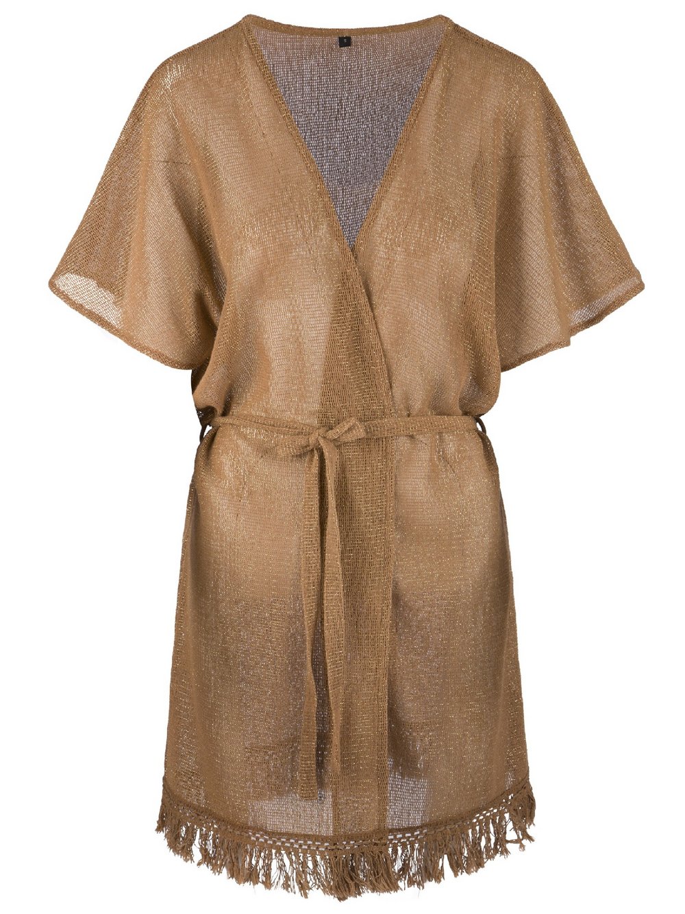 Thumbnail - LingaDore Kaftan Kaftan Damen Baumwolle braun, 44/46