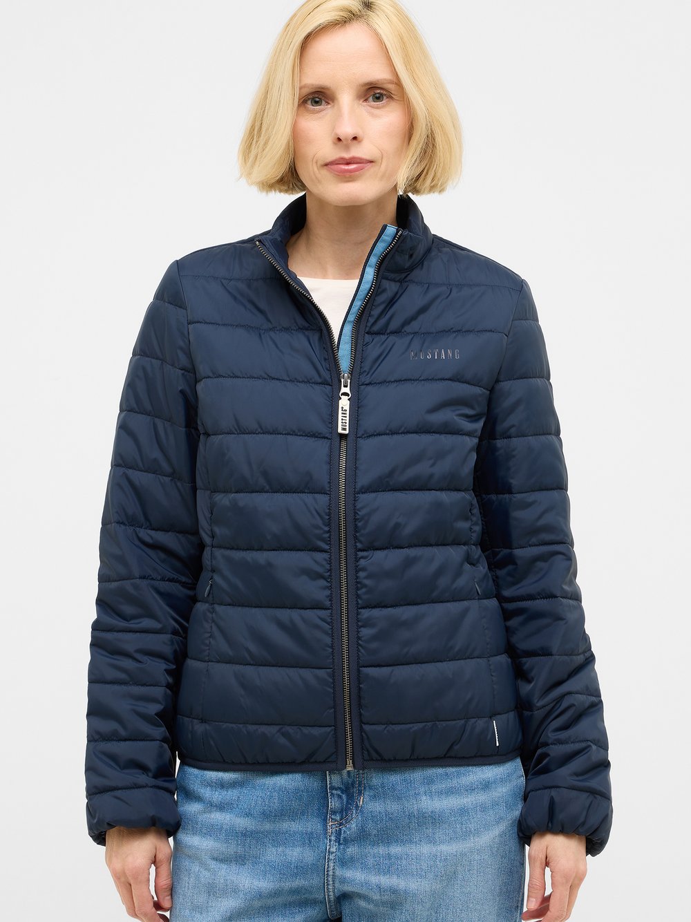 Mustang Jacke Damen blau, S