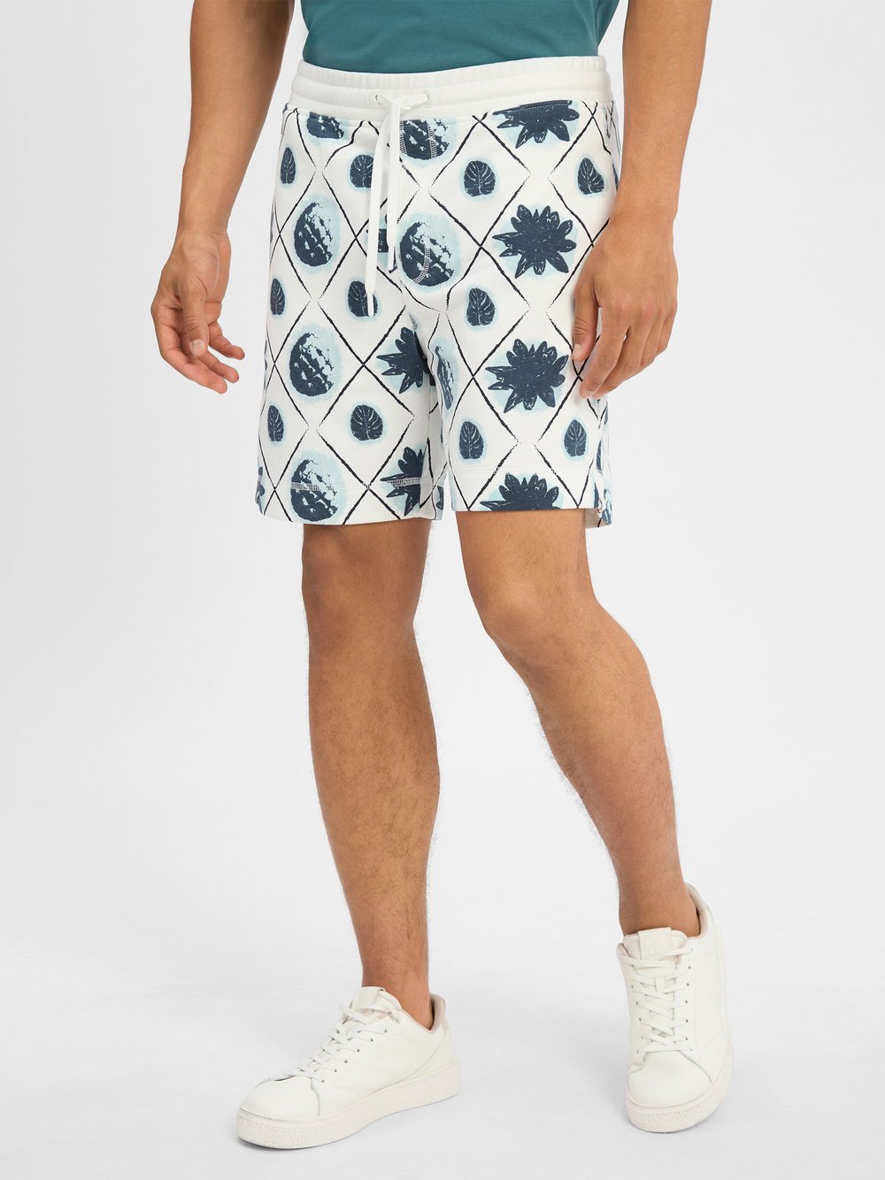 Nils Sundström Sweatshorts Herren mehrfarbig bedruckt, XL