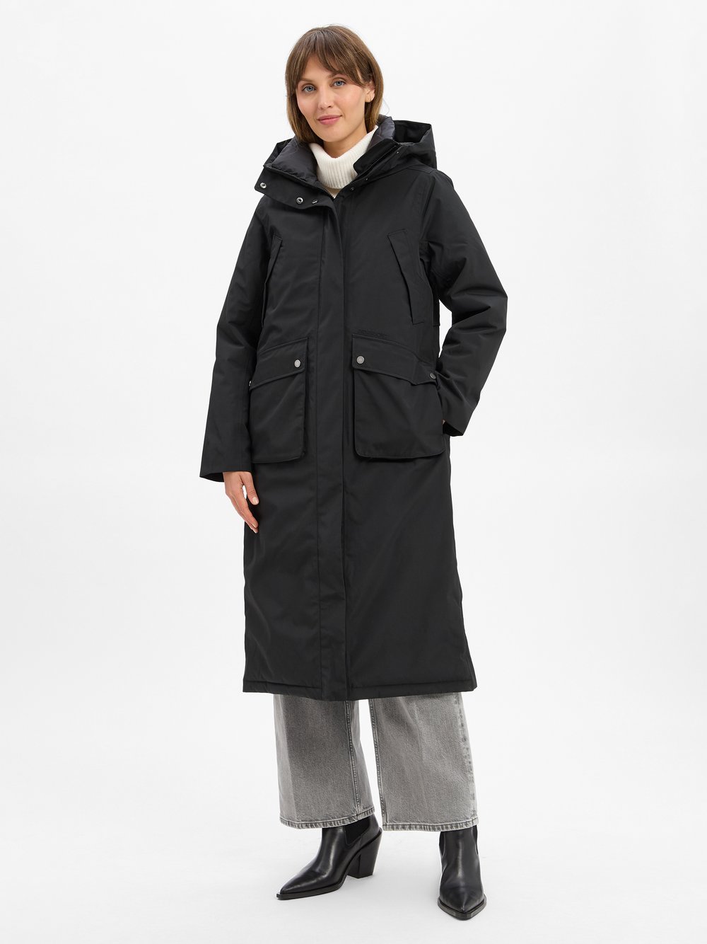 Didriksons Funktionsmantel Damen schwarz, 36