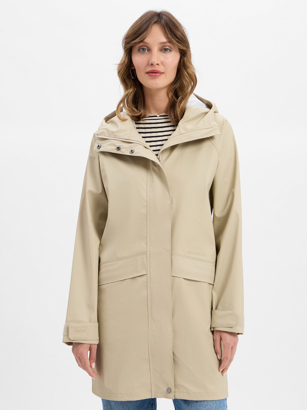 Didriksons Regenparka Damen beige, 36