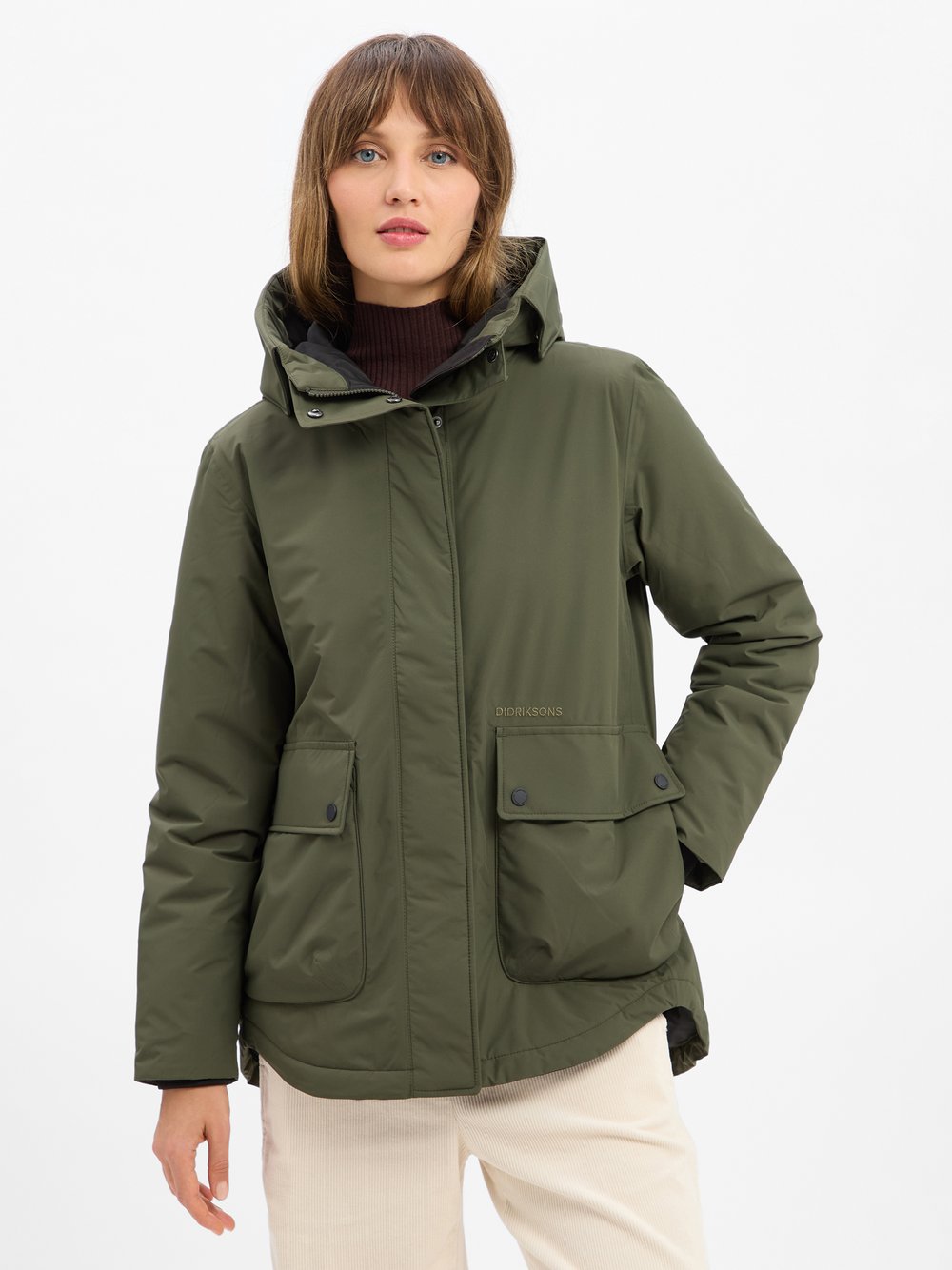 Didriksons Winterjacke Damen grün, 40