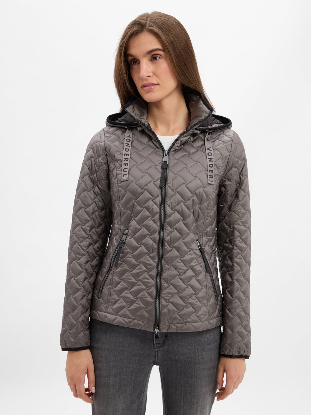 Franco Callegari Steppjacke Damen Polyamid grau, 44