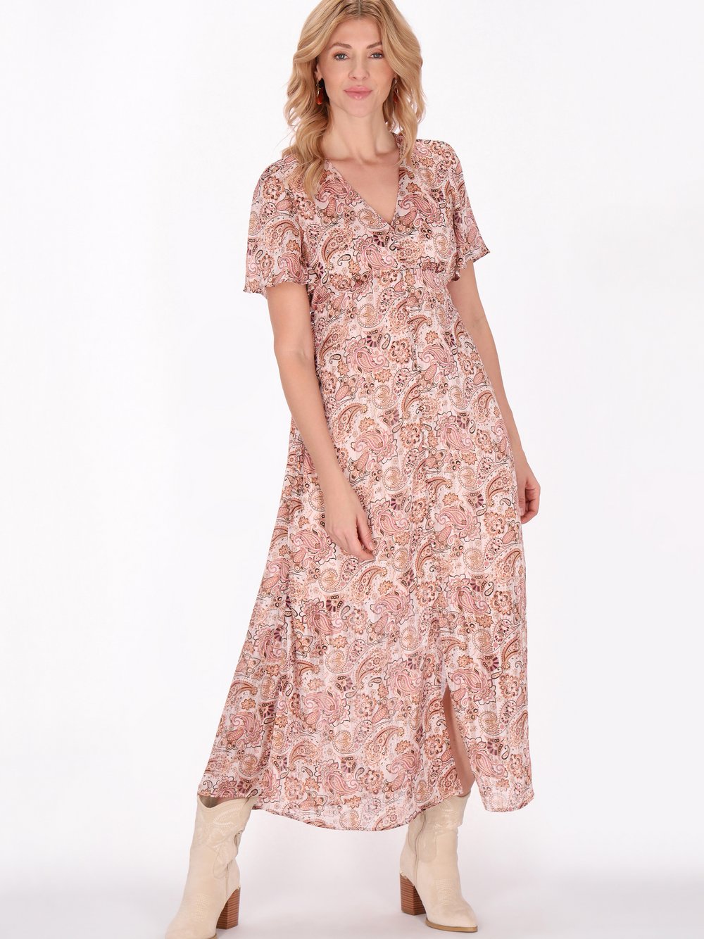 Thumbnail - Usha Kleid Damen mehrfarbig bedruckt, M