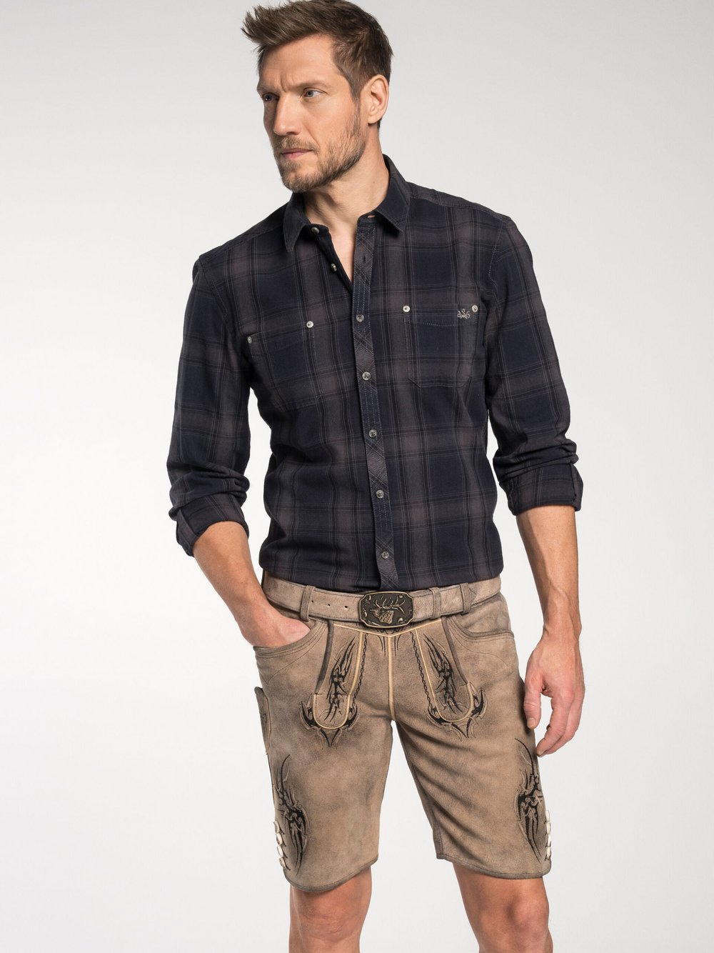 Spieth & Wenksy Lederhose Herren mehrfarbig, 46