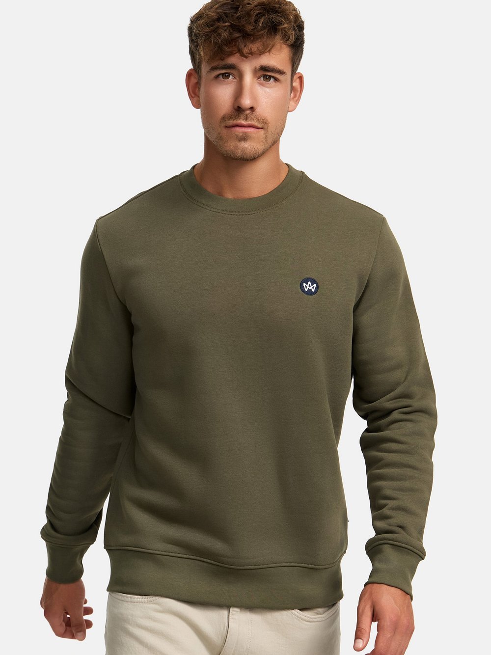 Kronstadt Sweatshirt Herren Baumwolle grün, XXXL