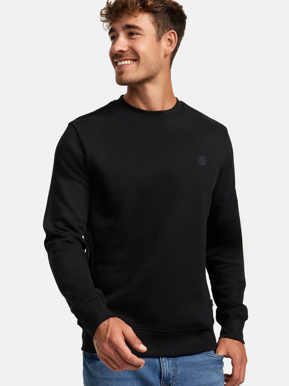 Kronstadt Sweatshirt Herren Baumwolle schwarz, XXL